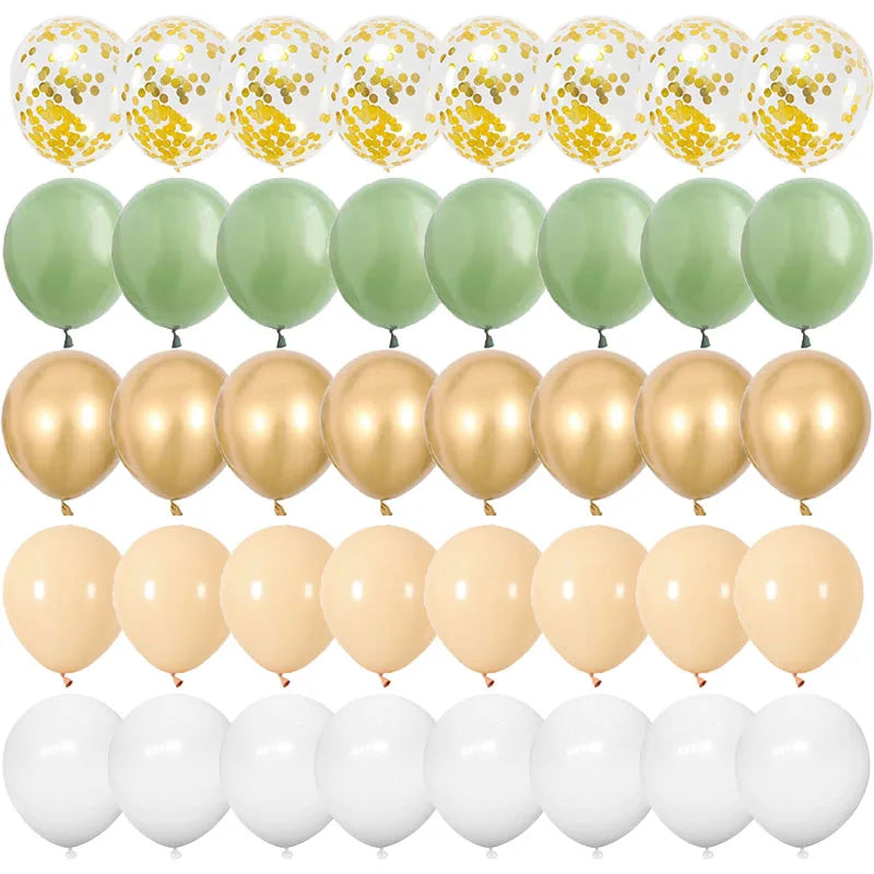 Konfetti Latexballons - 40 Stück