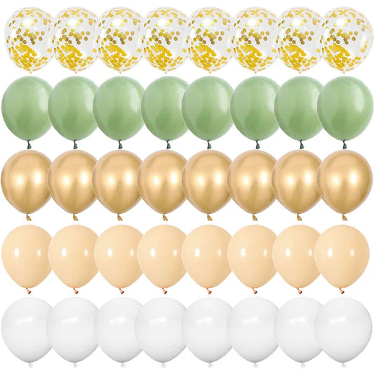 Konfetti Latexballons - 40 Stück